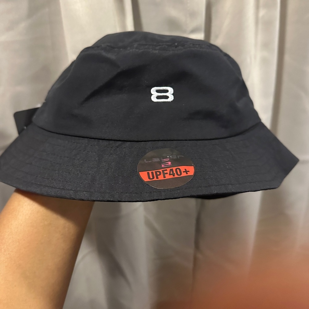 Layer 8 Kids Black Bucket Hat
